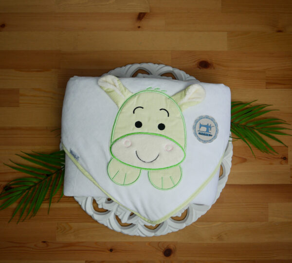 Manta de veludo Burrinho