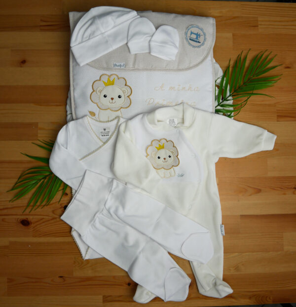 Conjunto 1ª roupinha Leãozinho