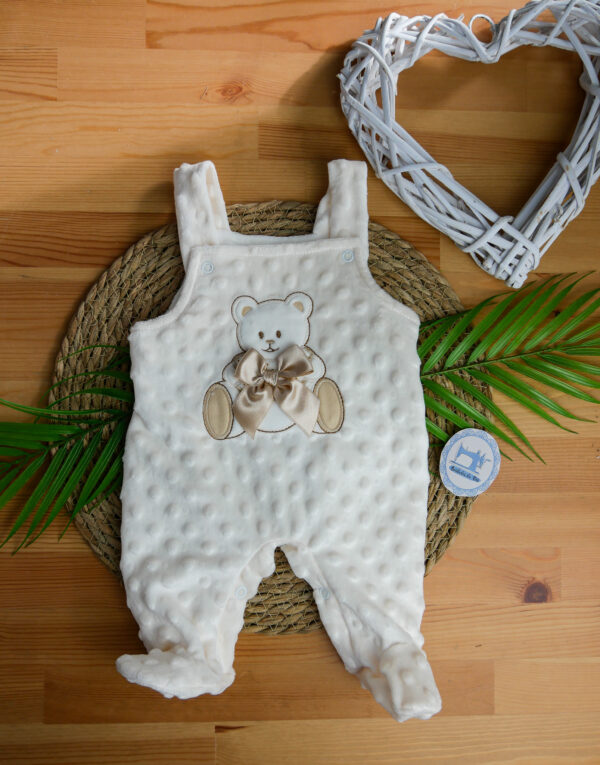 Conjunto Jardineira Pipoca com Ursinho - Image 3