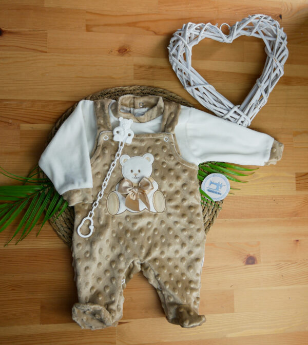Conjunto Jardineira Pipoca com Ursinho - Image 11