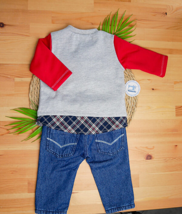 Conjunto de Calças de Ganga e Camisola - Image 10