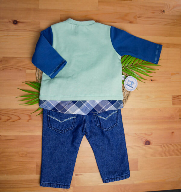 Conjunto de Calças de Ganga e Camisola - Image 15