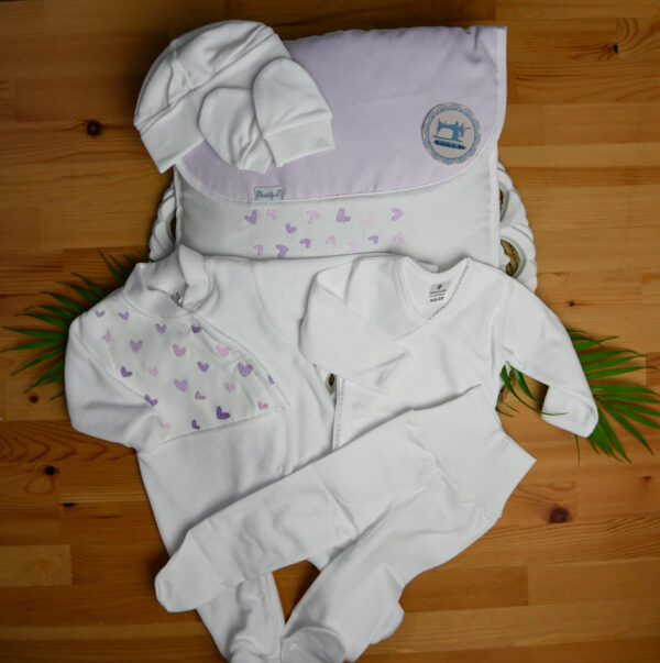 Conjunto 1ª Roupinha Corações - Image 8
