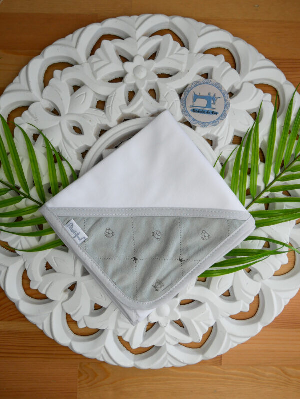Fralda de algodão - Ursinhos e Coroas - Image 7