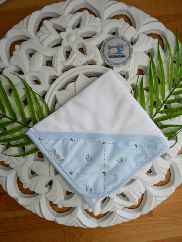 Fralda de algodão - Ursinhos e Coroas - Image 3