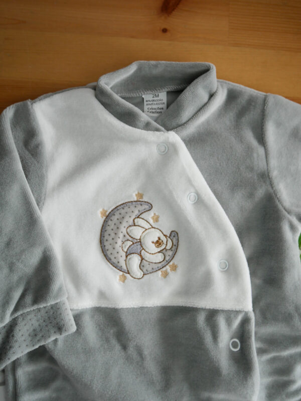 Babygrow Coelhinho na Lua com Estrelinhas - Image 3