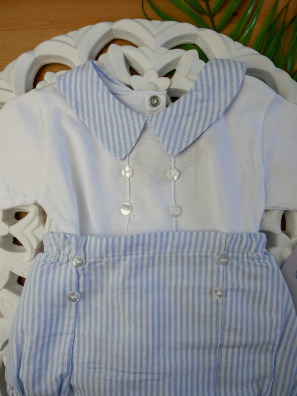 Conjunto de Camisa e Calções às Riscas - Image 7