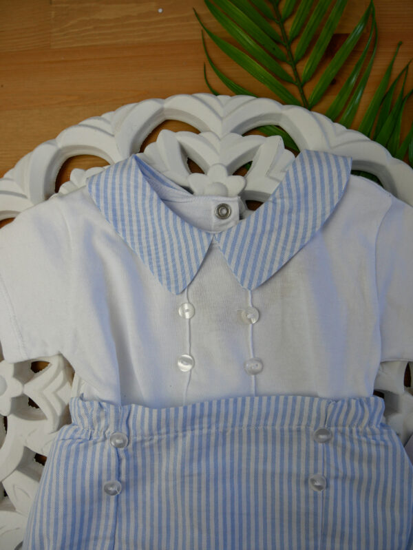 Conjunto de Camisa e Calções às Riscas - Image 5