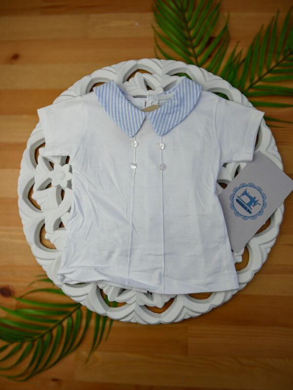 Conjunto de Camisa e Calções às Riscas - Image 4
