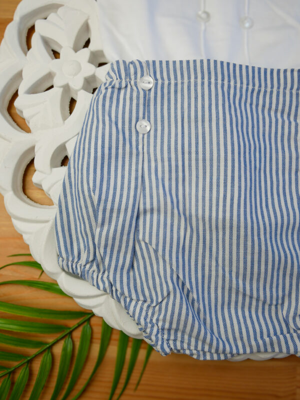 Conjunto de Camisa e Calções às Riscas - Image 13