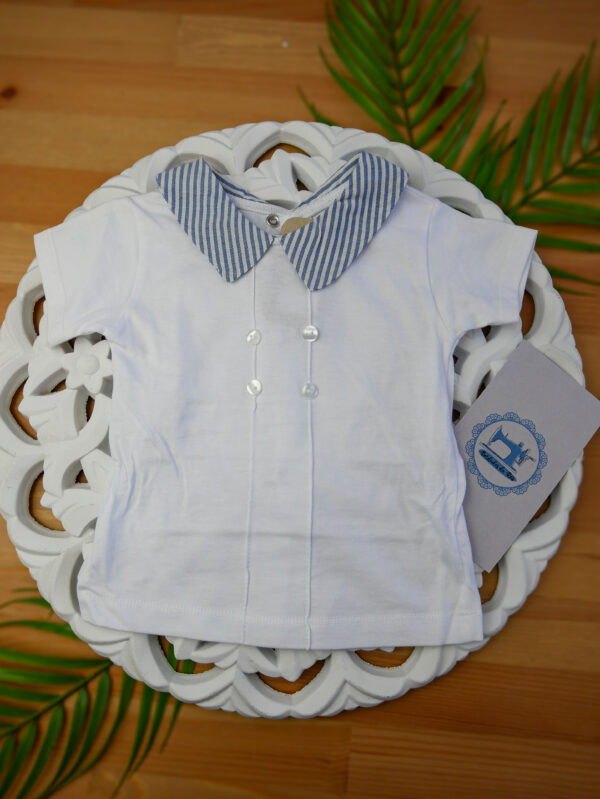 Conjunto de Camisa e Calções às Riscas - Image 10