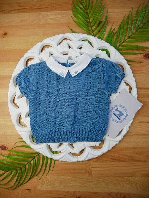 Conjunto de Camisola e Tapa Fralda de Malha - Image 11