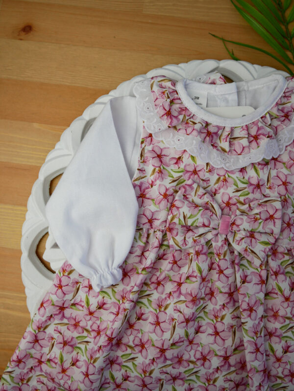 Vestido Flores com Blusa de Manga comprida - Image 8