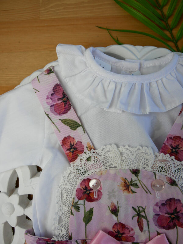 Vestido Floral com Blusa - Image 12