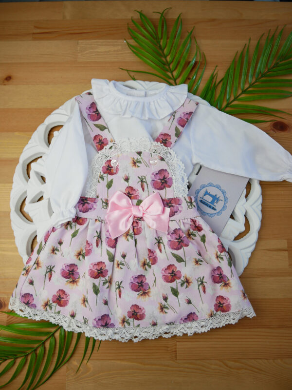 Vestido Floral com Blusa - Image 8