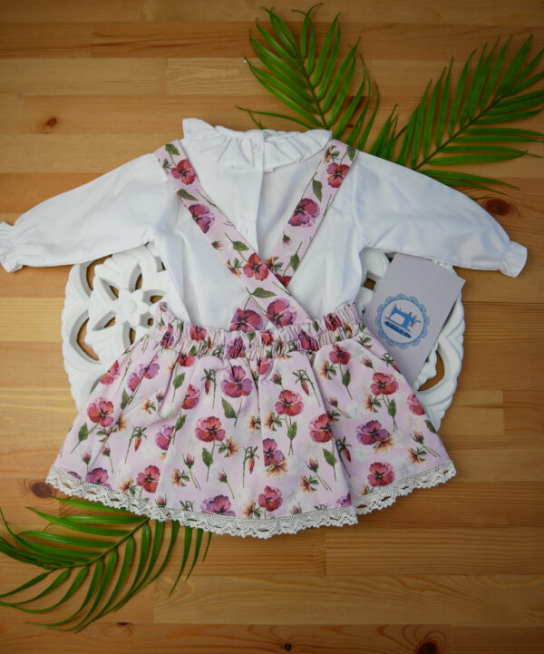 Vestido Floral com Blusa - Image 9