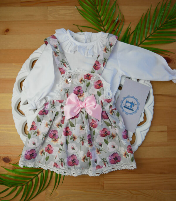 Vestido Floral com Blusa
