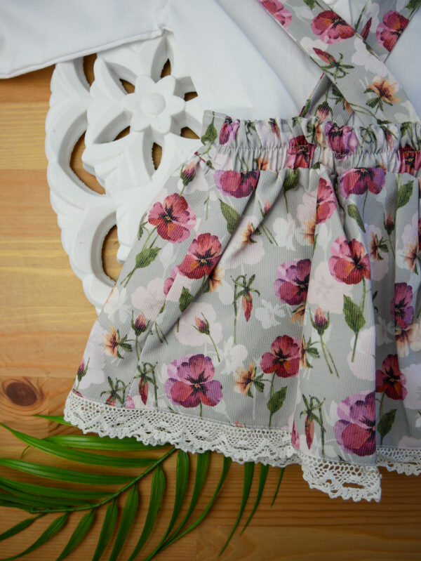 Vestido Floral com Blusa - Image 4