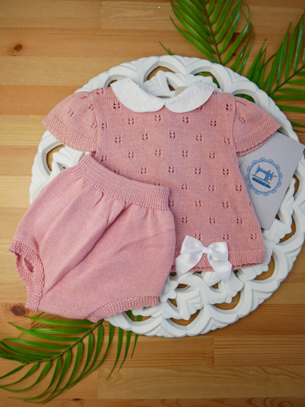 Conjunto de Camisola e Tapa Fralda de Malha