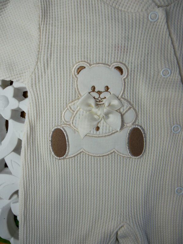 Babygrow de algodão - Ursinho com Laço - Image 16