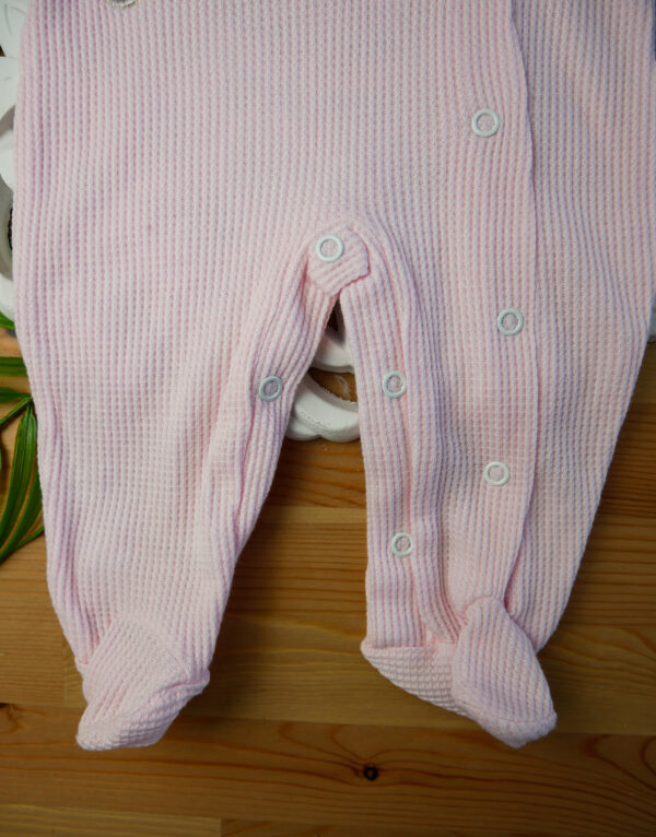 Babygrow de algodão - Ursinho com Laço - Image 4