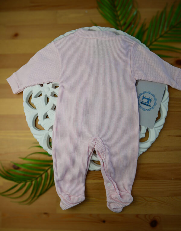 Babygrow de algodão - Ursinho com Laço - Image 2