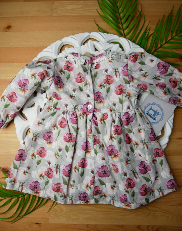 Vestido de Manga Comprida Flores - Image 2