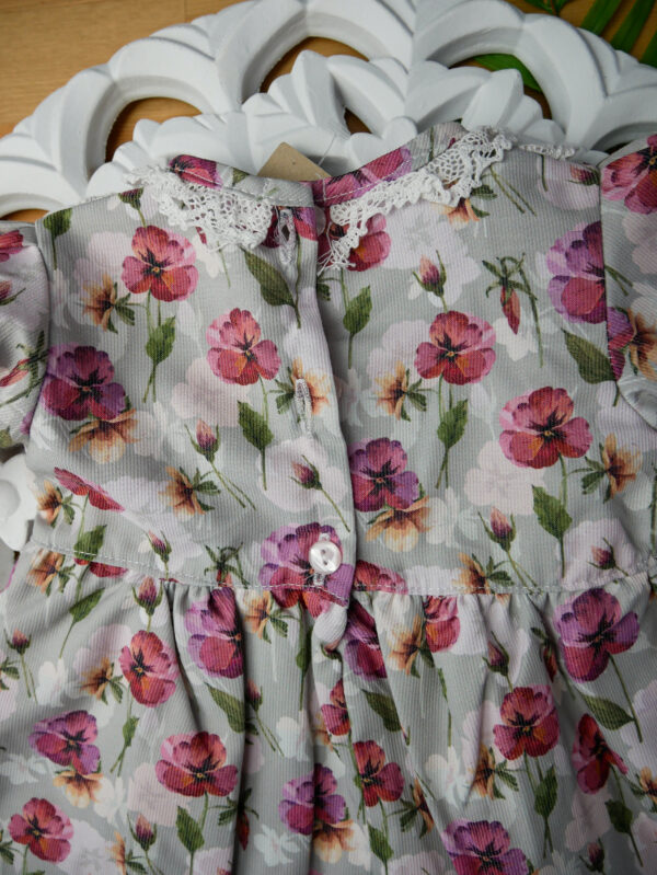 Vestido de Manga Comprida Flores - Image 3