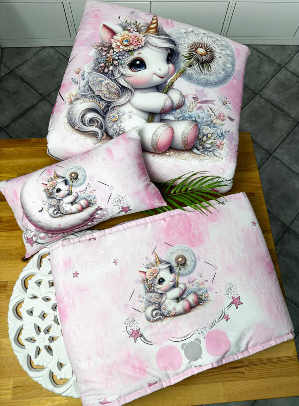 Kit Cama Completo - Unicórnio
