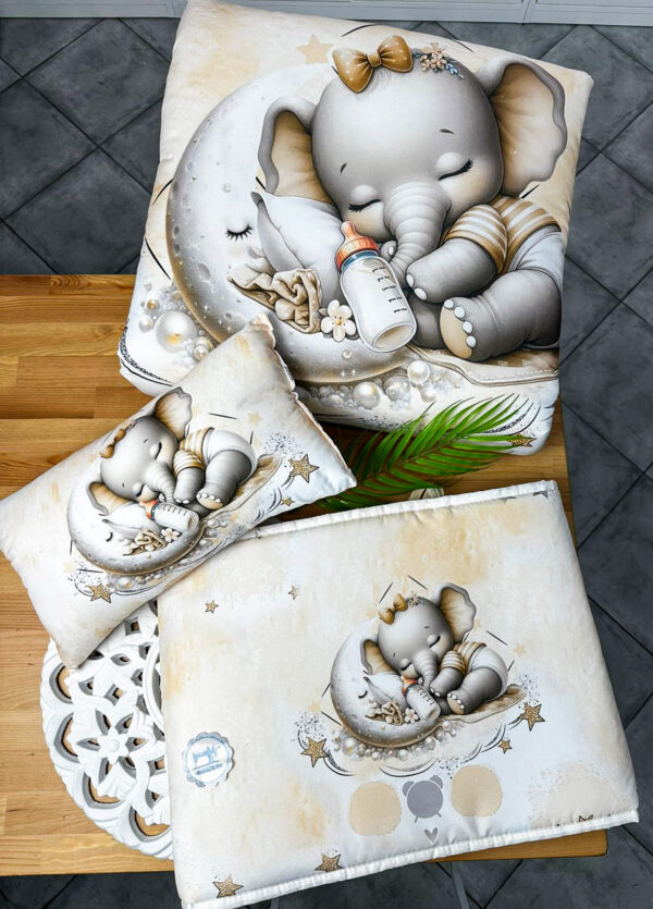 Kit Cama Completo - Elefante Dorminhoco