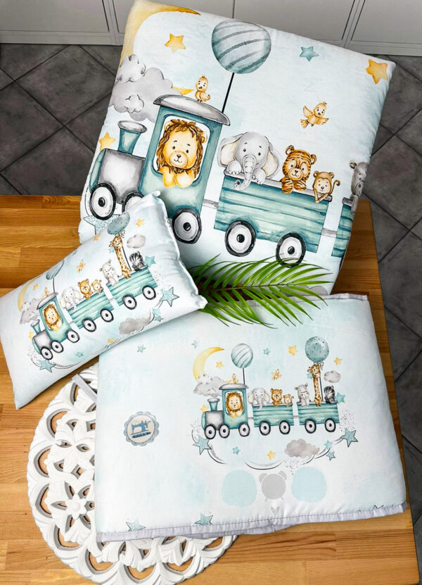 Kit Cama Completo - Comboio dos Animais