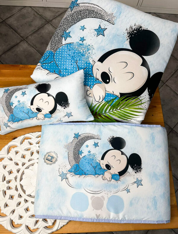 Kit Cama Completo - Mickey Dorminhoco