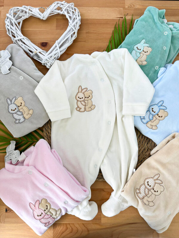 Babygrow Coelhinho e Ursinho