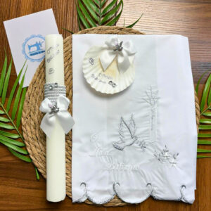 Kit de Batismo - Pomba e Vela