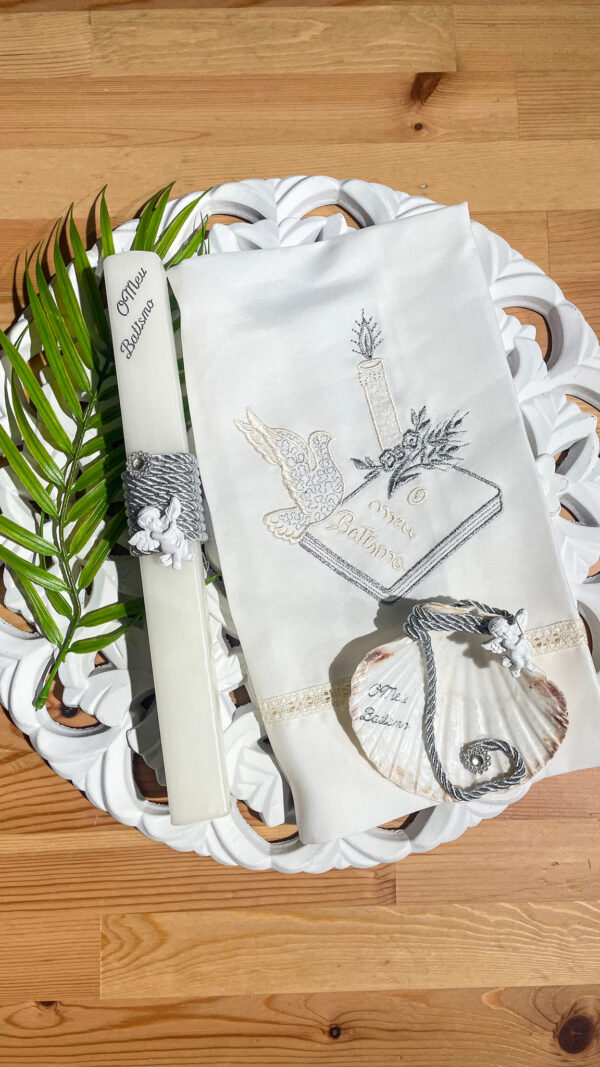 Kit de Batismo - Pomba e Livro - Image 2