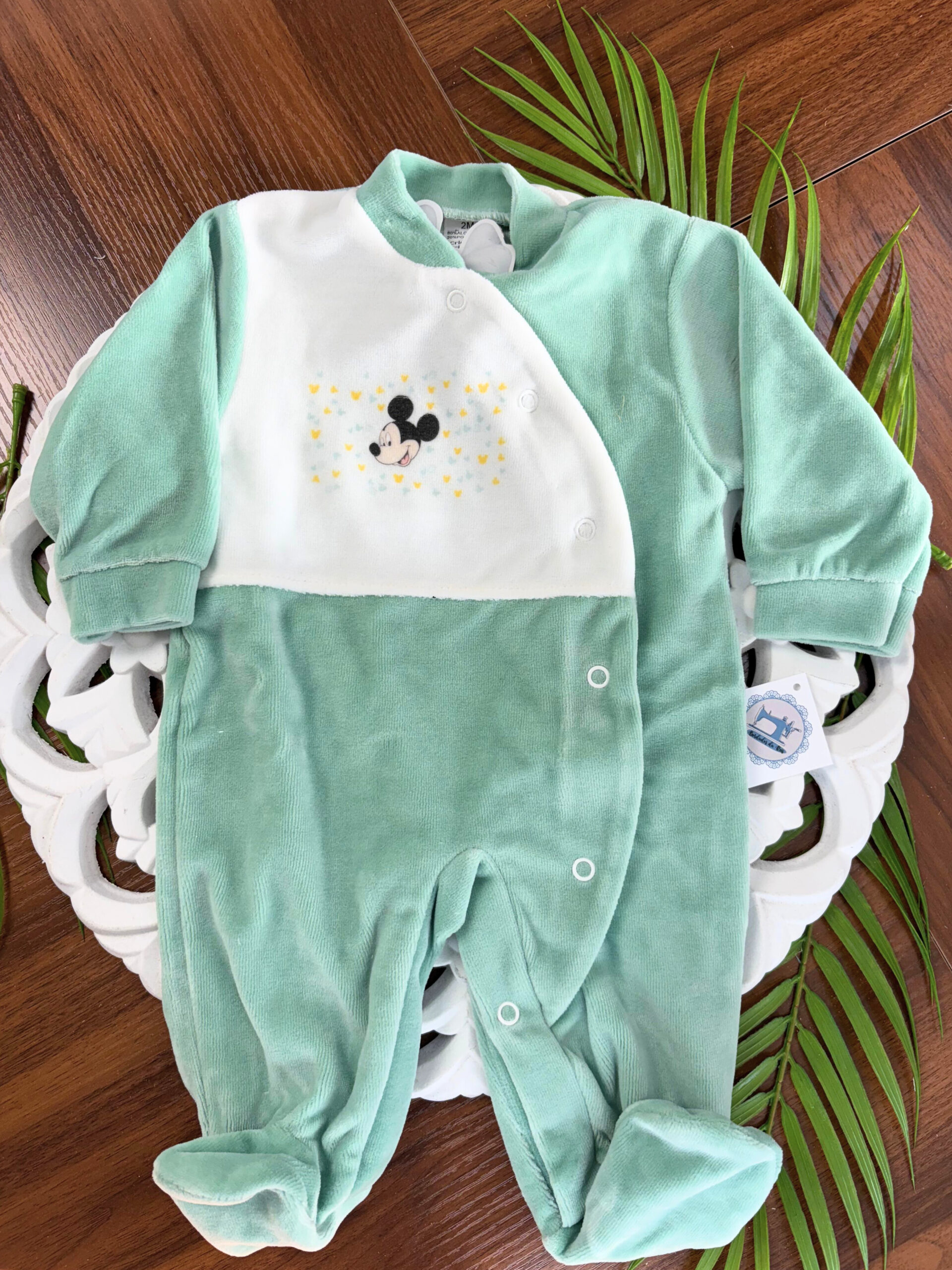 Babygrow de Veludo Mickey Digital