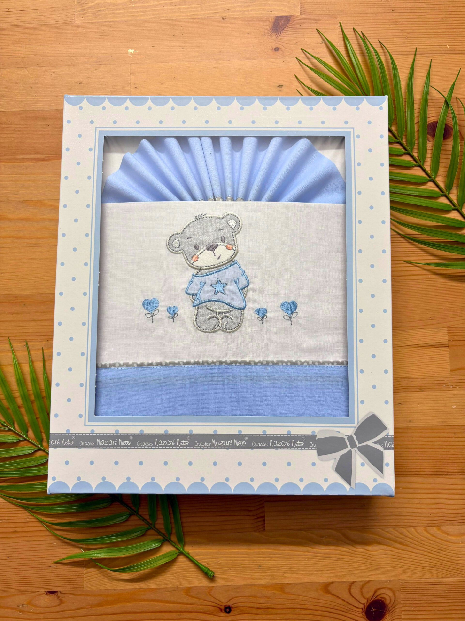 Jogo de Bebé de Algodão - Ursinho com Tshirt - Image 3