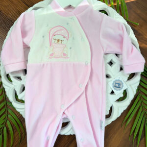 Babygrow de Veludo Ursinho com Gorro