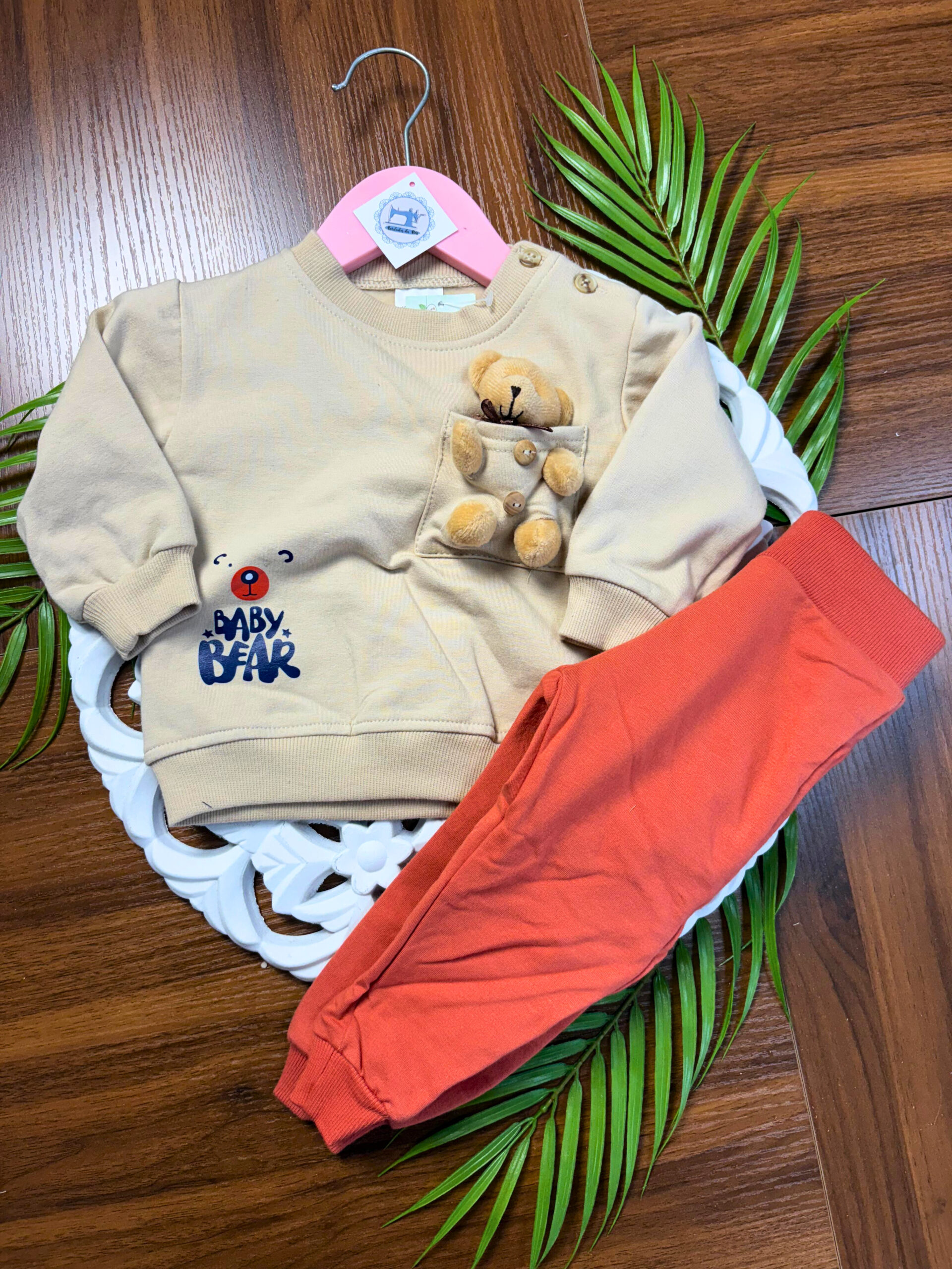 Fato de Treino Peluche Removível