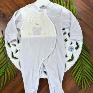 Babygrow de Veludo Ursinho no Baloiço