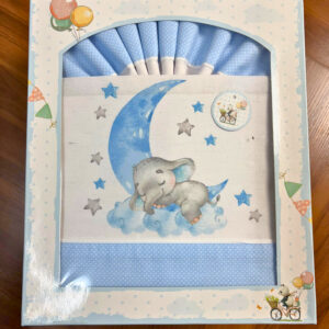 Jogo de Bebé de Algodão - Elefante na Lua Digital