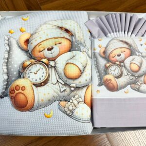 Kit Decorativo Completo - Ursinho Dorminhoco