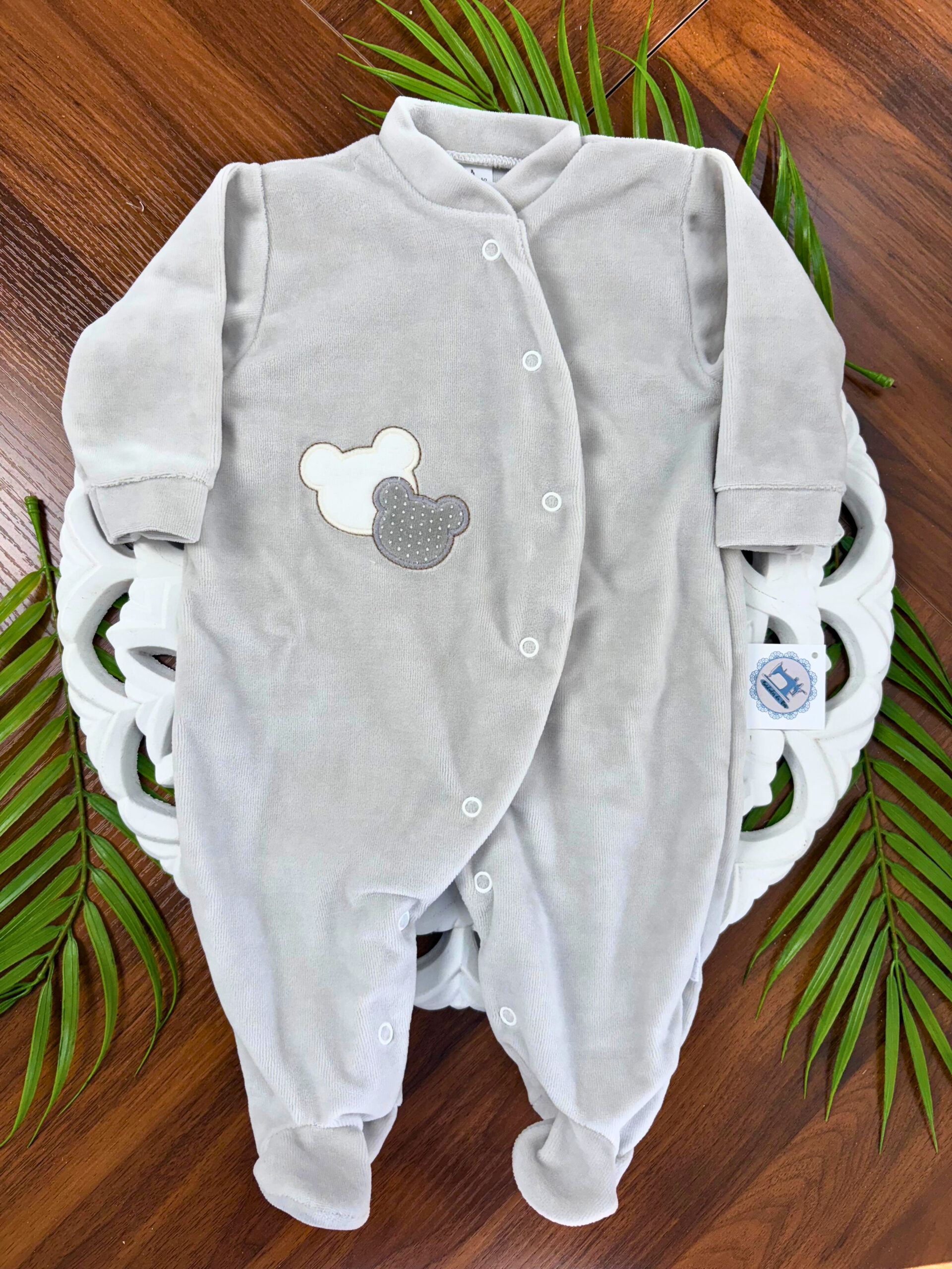 Babygrow de Veludo Ursito