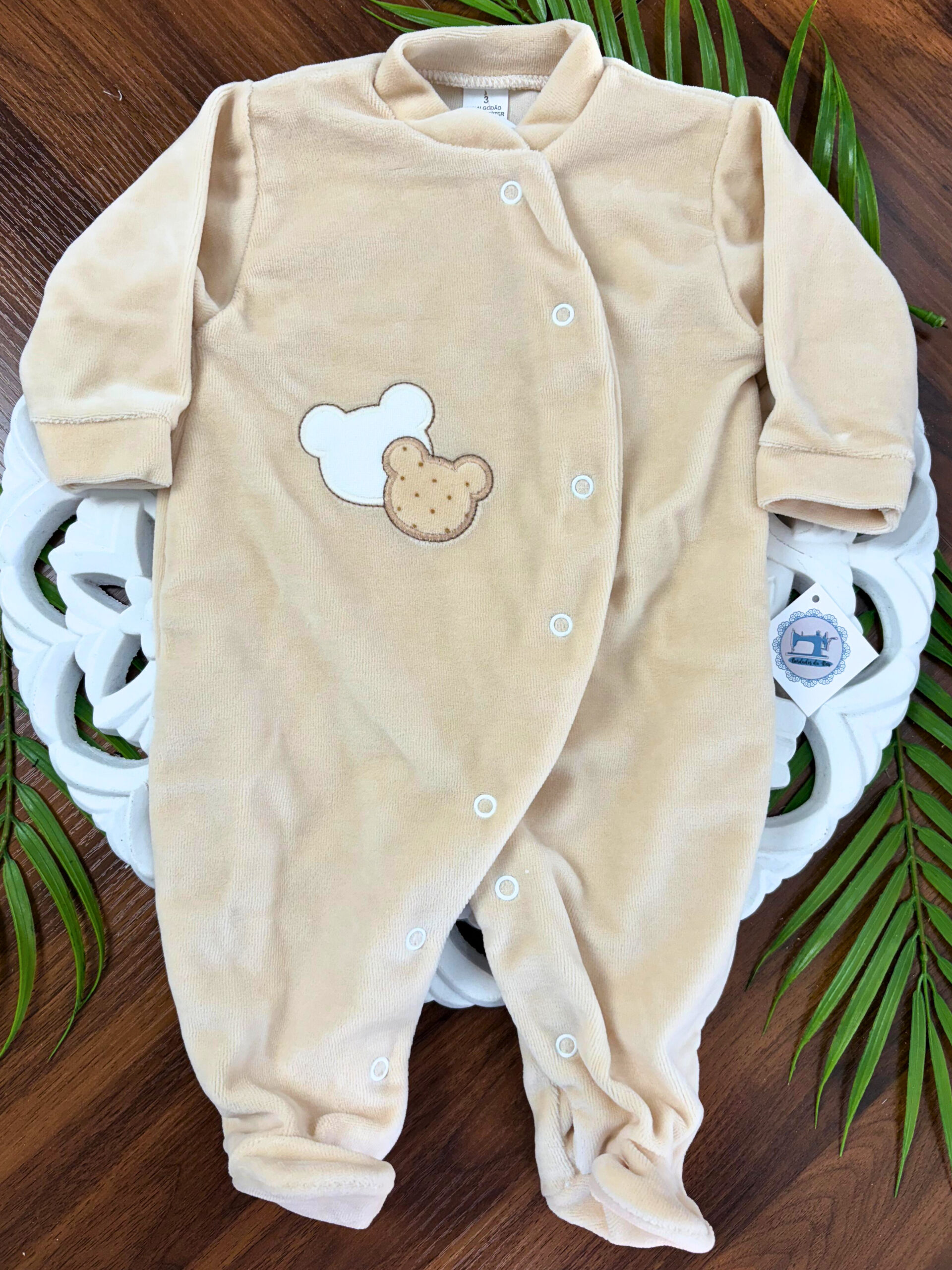 Babygrow de Veludo Ursito