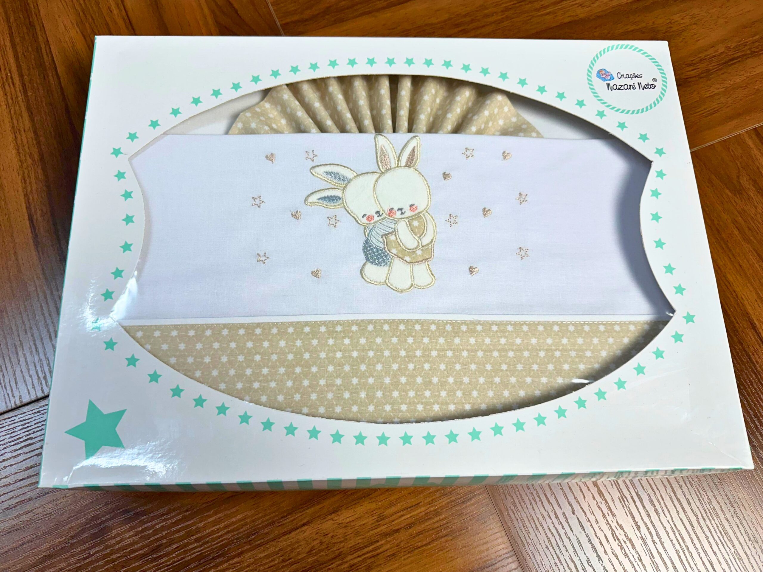 Jogo de Bebé de Algodão - Coelhinhos