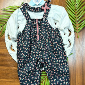 Jardineiras Florais para Bebé