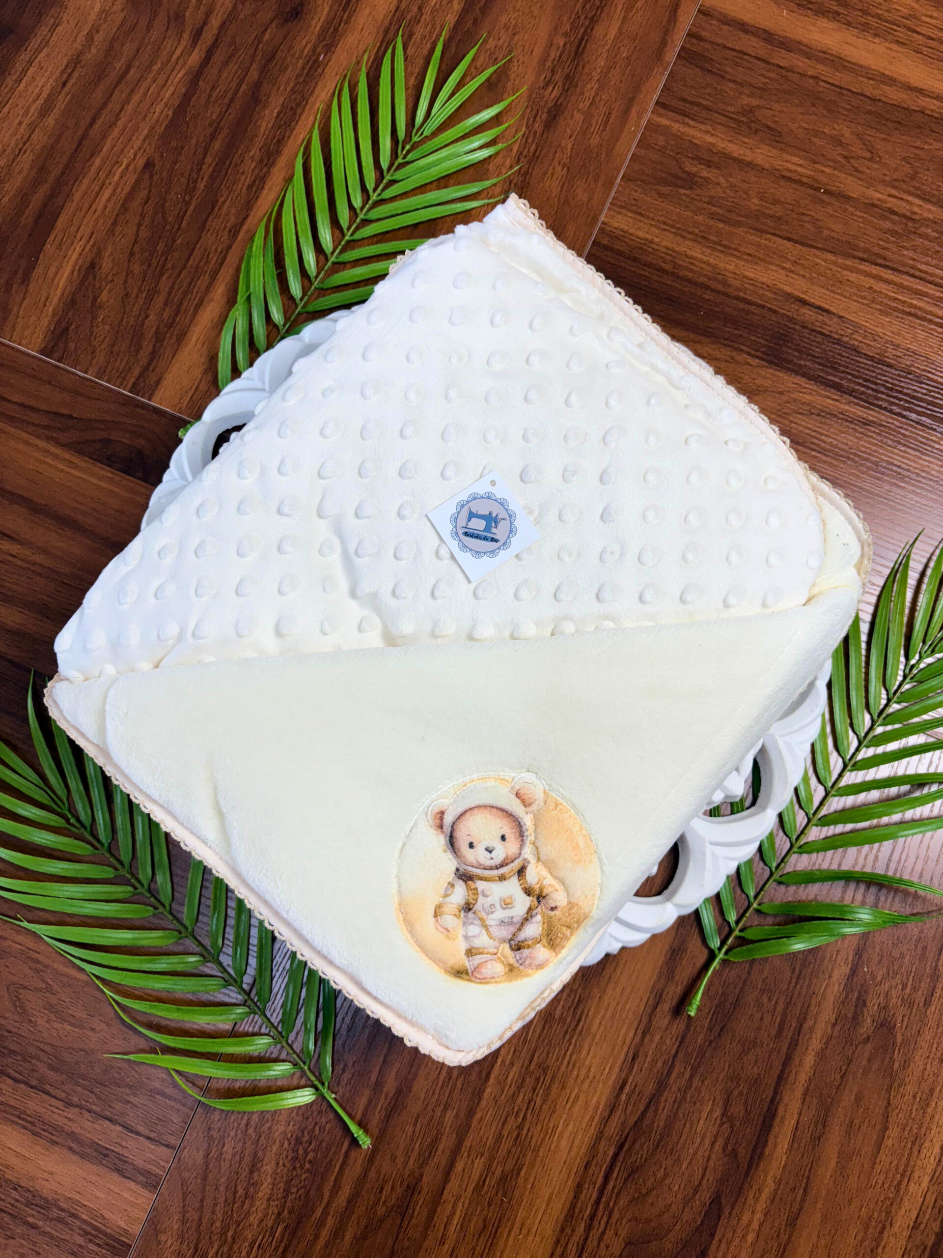 Manta de Coralina Pipoca - Astronauta