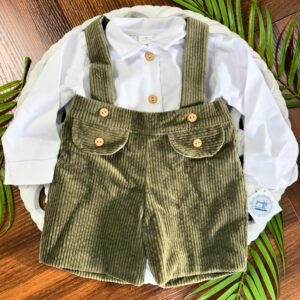 Jardineiras de Calção de Bombazina