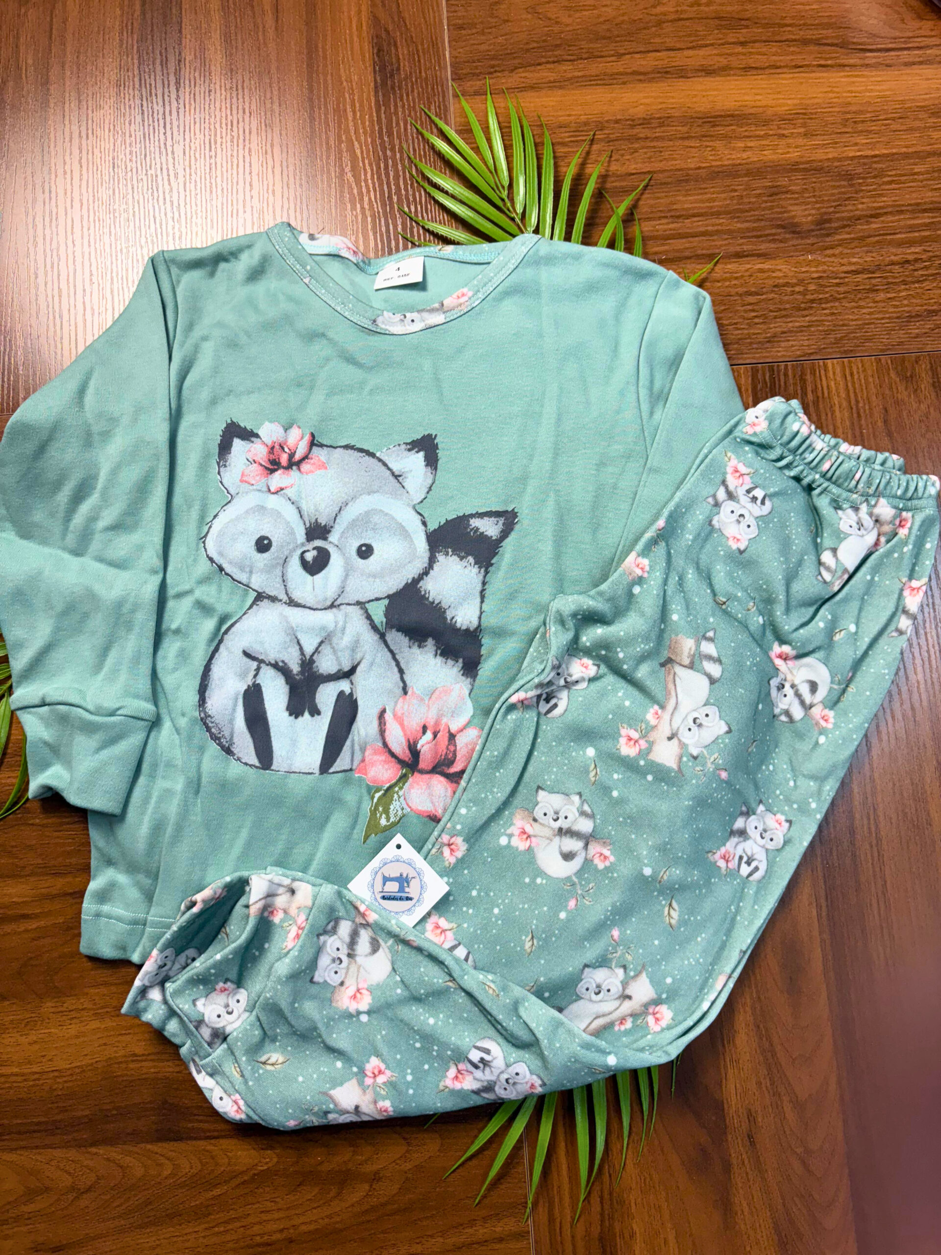 Pijama de Menina Guaxinim