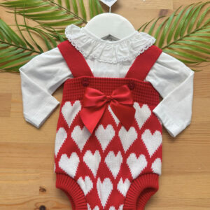 Fofo de Malha Corações de Menina